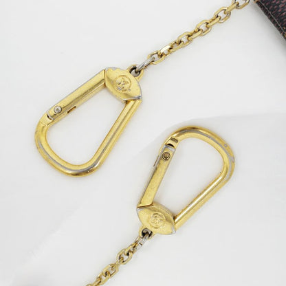 Louis Vuitton Pochette -cles Coin Case Key-ring Damier Brown N62658