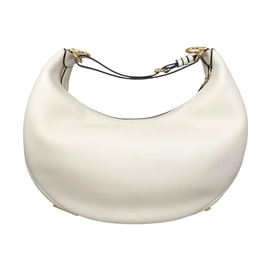 Fendi One Shoulder Bag Graffi Medium 8br799 A5DY F1hel Calf Leather White Beige