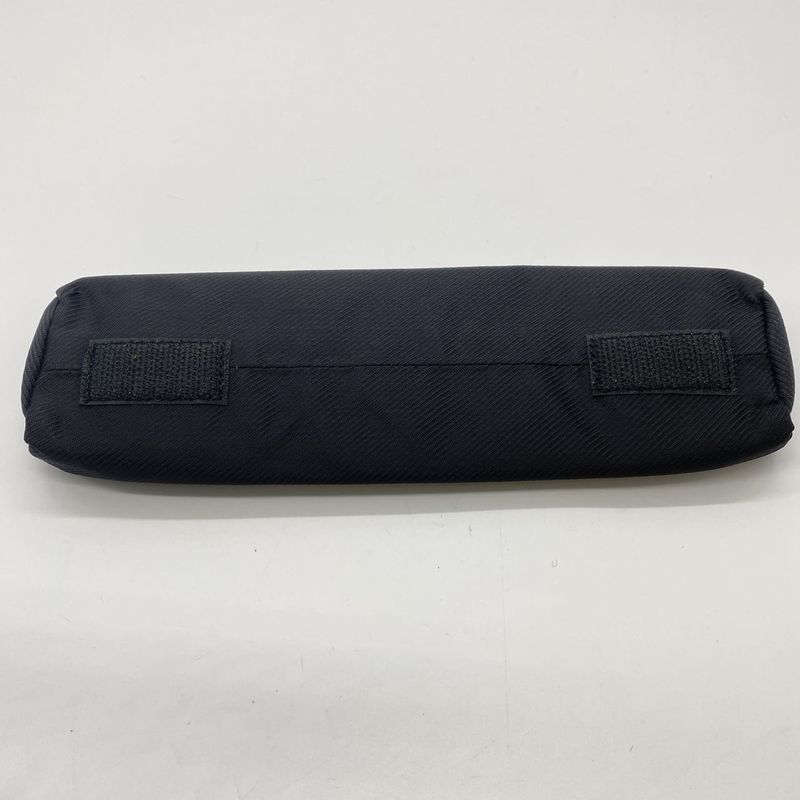 Gucci 019 0434 Clutch Bag Second Bag Leather Nylon With Pouch Black Ladies Men