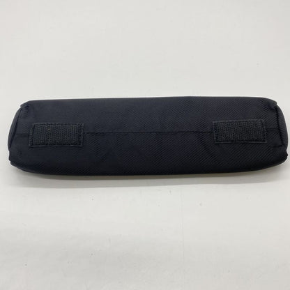 Gucci 019 0434 Clutch Bag Second Bag Leather Nylon With Pouch Black Ladies Men