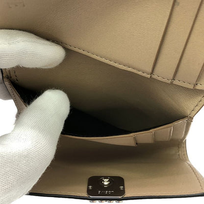 Loewe - Small Vertical Leather Anagram Compact Wallet Purse - Grey - Women