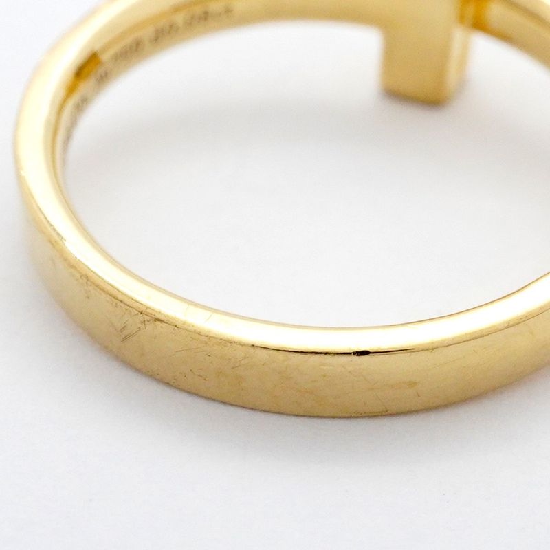 Tiffany & Co Ring T One 18K Yellow Gold Yellow Gold Diamond 008ct 11 Ladies