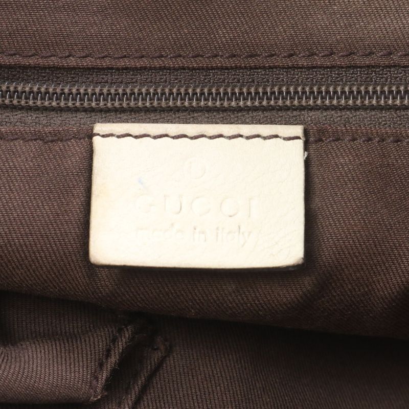 Gucci GG Canvas Sherry Line Leather Tote Bag Shoulder Hand 233607 Women EME