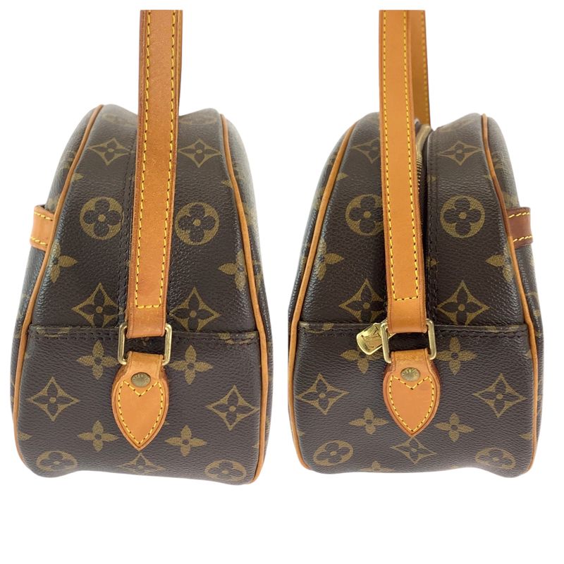 Louis Vuitton Monogram Blois Brown Gold Hardware PVC M51221 Shoulder Bag