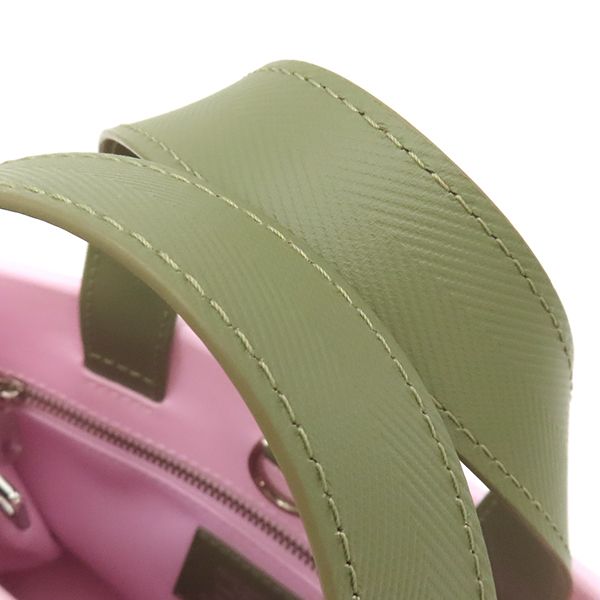 Louis Vuitton 2way Bag Shopper Tote Mini Cowhideleather Pink Silver Hardware