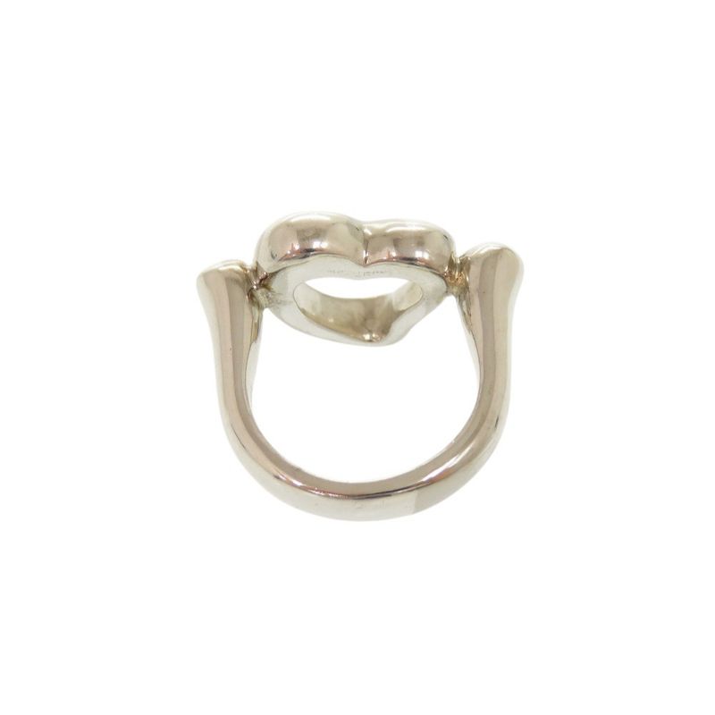 Tiffany & Co Open Heart Silver 925 Size 8 Silver Ring 0154 Tiffany & Co