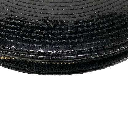 Chanel Clutch Bag Record Black×red Leather