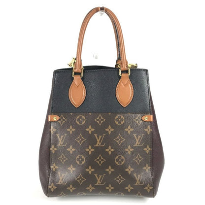 Louis Vuitton Handbag Fold Tote MM M45409 Monogram Canvas Brown