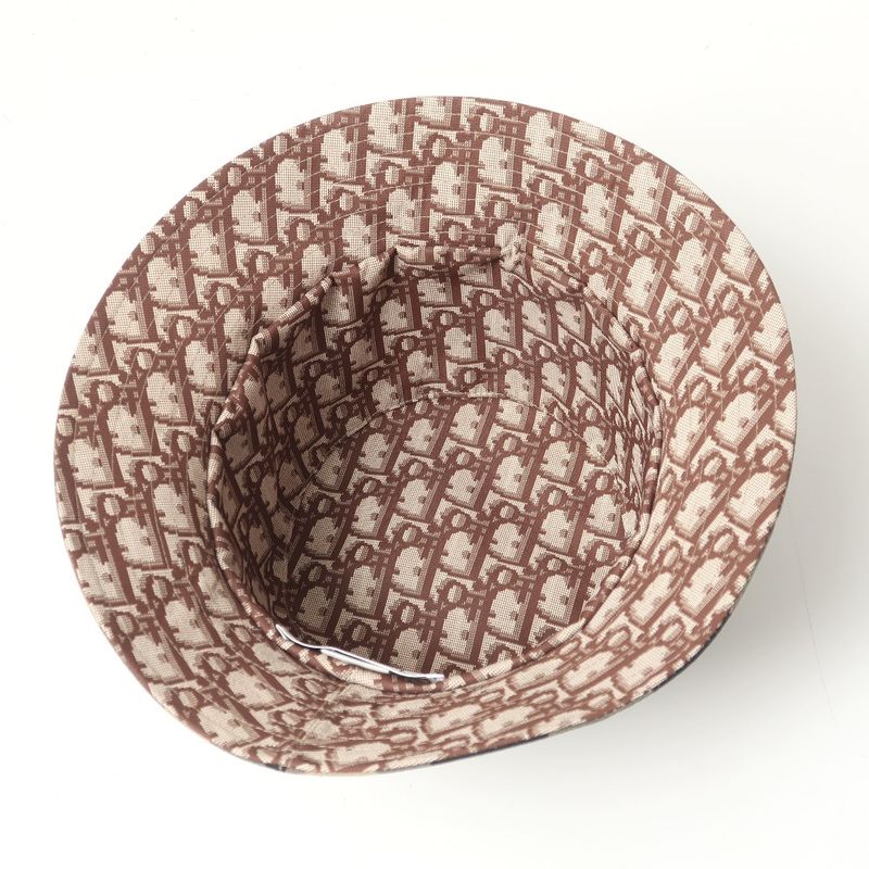 Christian DIOR Teddy-d Bob Hat Size 56 Reversible Check Logo Total Hat Made