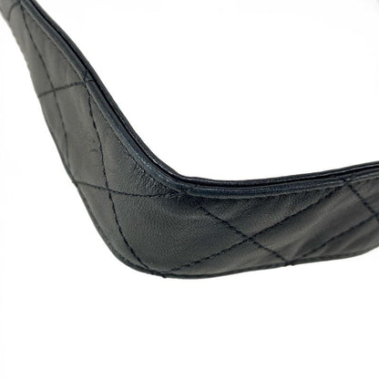 Chanel Shoulder Bag Jacket Black Silver Hardware / Coco Mark / Matelasse