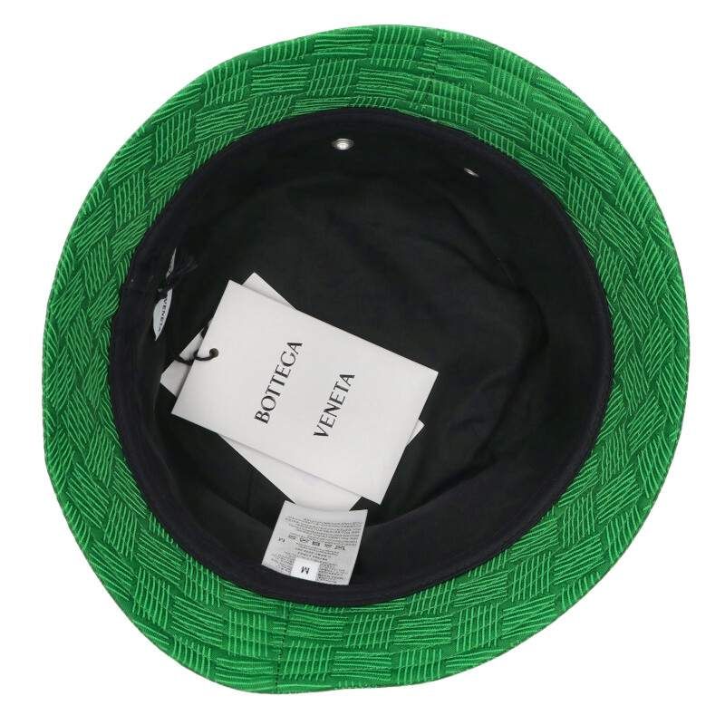 Bottega Veneta 687344 V1po2 Intrecciato Jacquard Nylon Bucket Hat Men's M