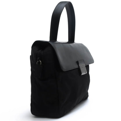 Prada Bags Handbags Bags Tote Women Women's Nylon Leather Genuine Black B7496