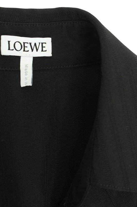 Loewe S540y09xqi Wool Belted Dress Women 34