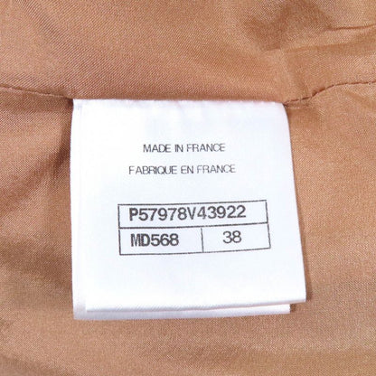 CHANEL P57978 100% Silk Lined V-neck With Coco Hardware French Sleeve Knee-lengt