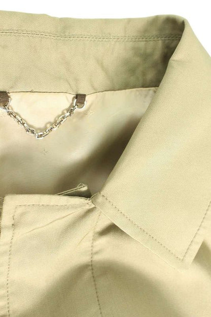 Louis Vuitton 17AW Rm172 DHP Hdc67w Silk Blend Stainless Steel Collar Coat Men