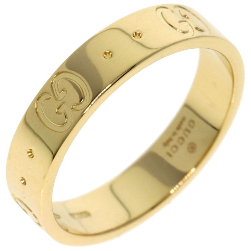 Gucci Icon #9 Ring - 18K Yellow Gold Ladies