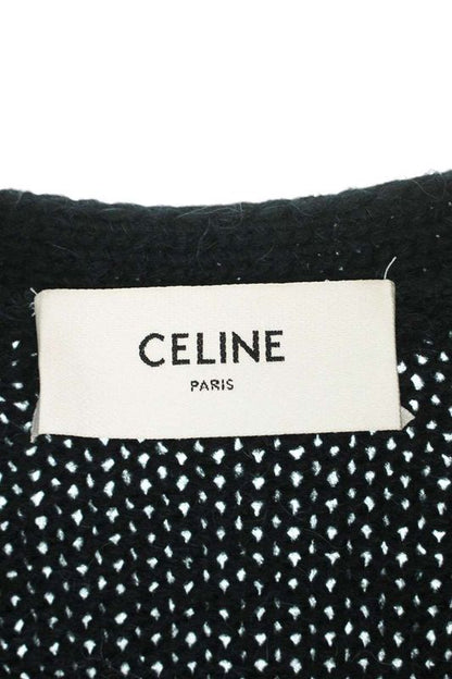 Celine 2ae8e528w Deer Future Back Wappen Wool Cardigan Men's S