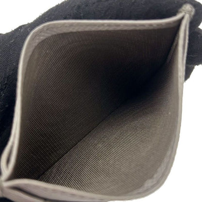 Prada Card Casespass Case 1mc208saffiano Grayleather Leatherbusinesssimple