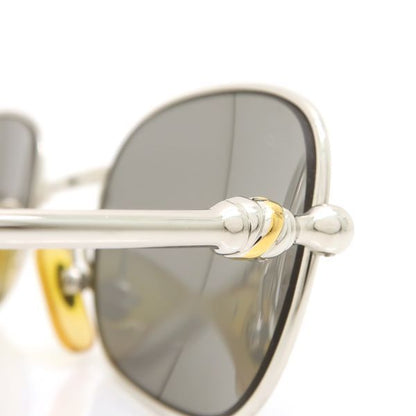 Cartier Trinity Sunglasses 52□21 135 Round Silver Frame None Case And Cloth