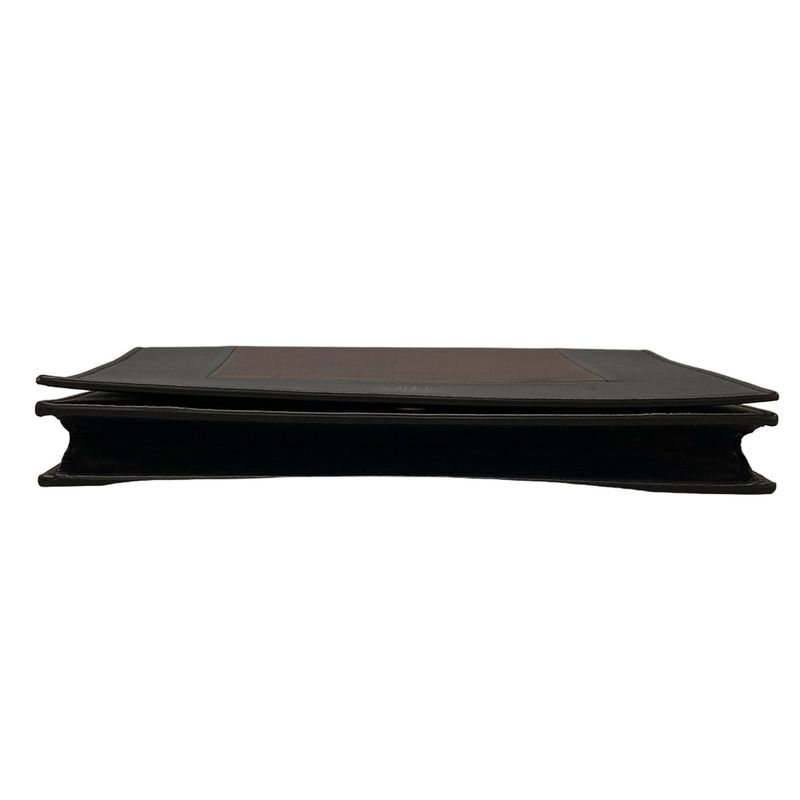 Celine Flamed Evening Clutch Dark Navy And Bordeaux Chain Shoulder/2way Leather