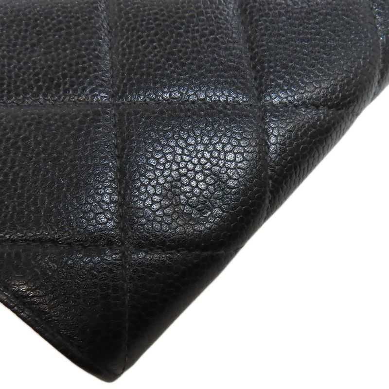 Chanel Matelasse Coco Mark Gold Hardware Shoulder Bag Grained Calfskin Women