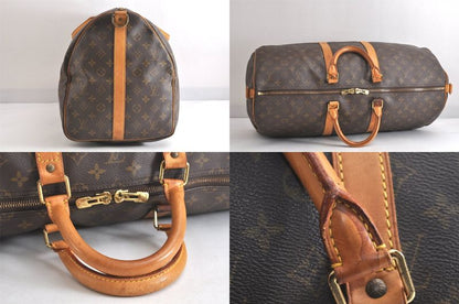 Louis Vuitton Monogram Keepall Bandouliere 55 M41414 Boston Bag 3055n