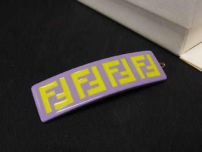 Fendi Hair Clip Hair Accessory For Kids In Purple Bf3639