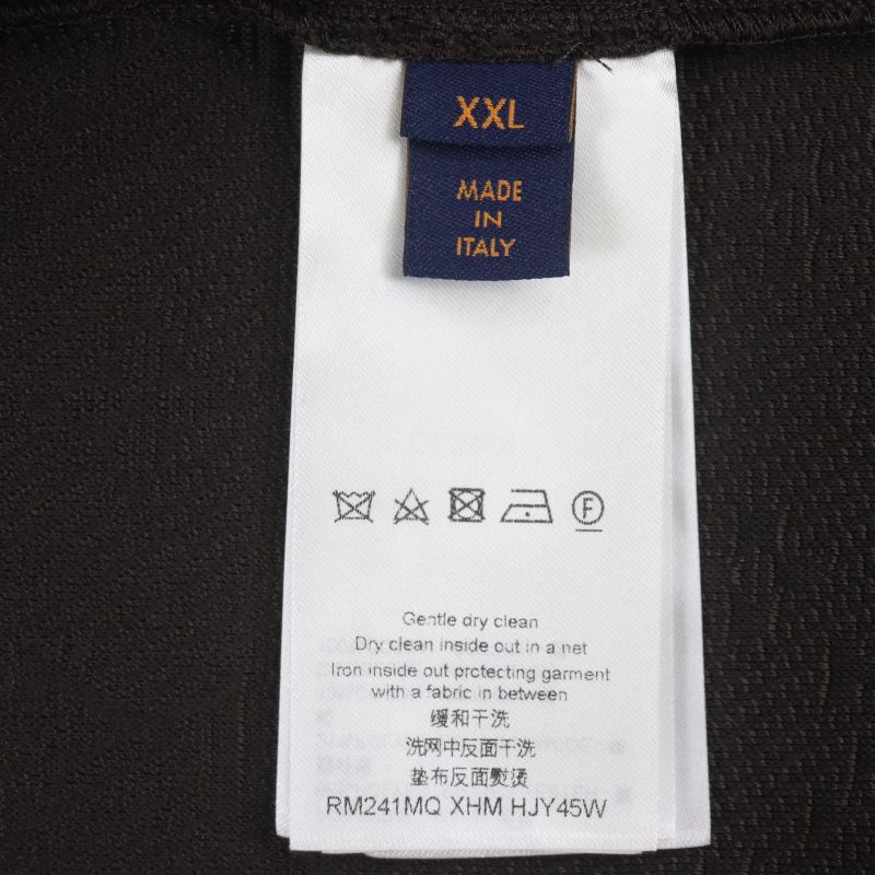  Louis Vuitton 2024 Hjy45w Monogram Logo Plate Zip-through Top Blouson Track