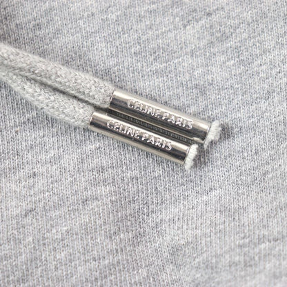 Celine Ry08m670q 100% Cotton Gothic Print Embroidery Loose Hoodie Pullover