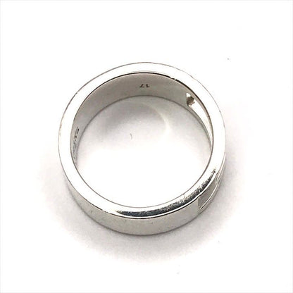 Gucci Brandet Ring Silver
