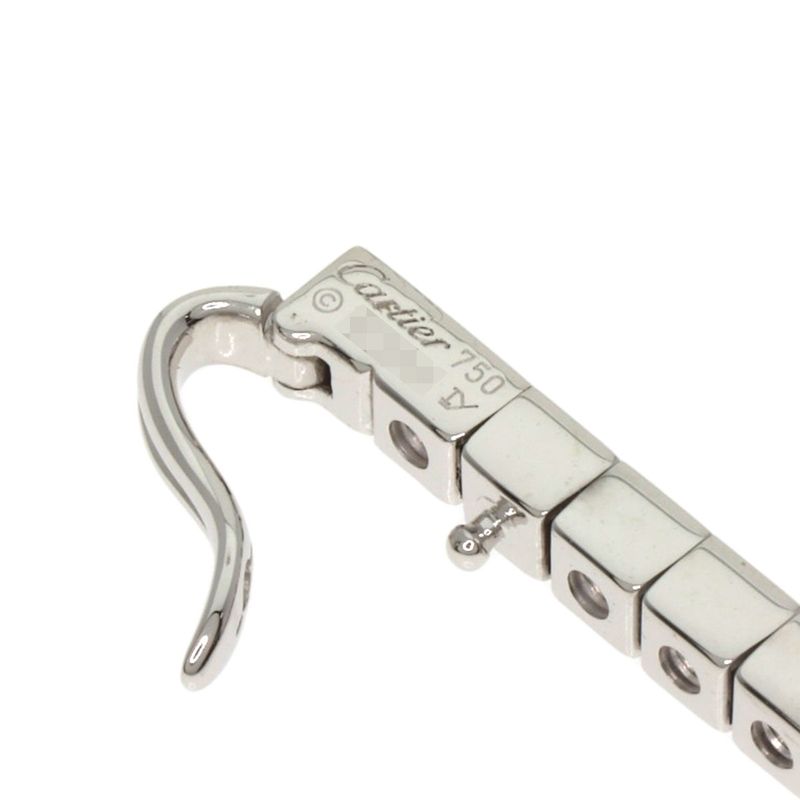 Cartier Lanier 3P Diamond TOP Pendant Top 18K White Gold Ladies