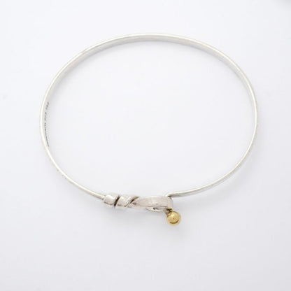 Tiffany & Co Bangle Hook And Eye 18K Yellow Gold Yellow Gold Silver 925 Women