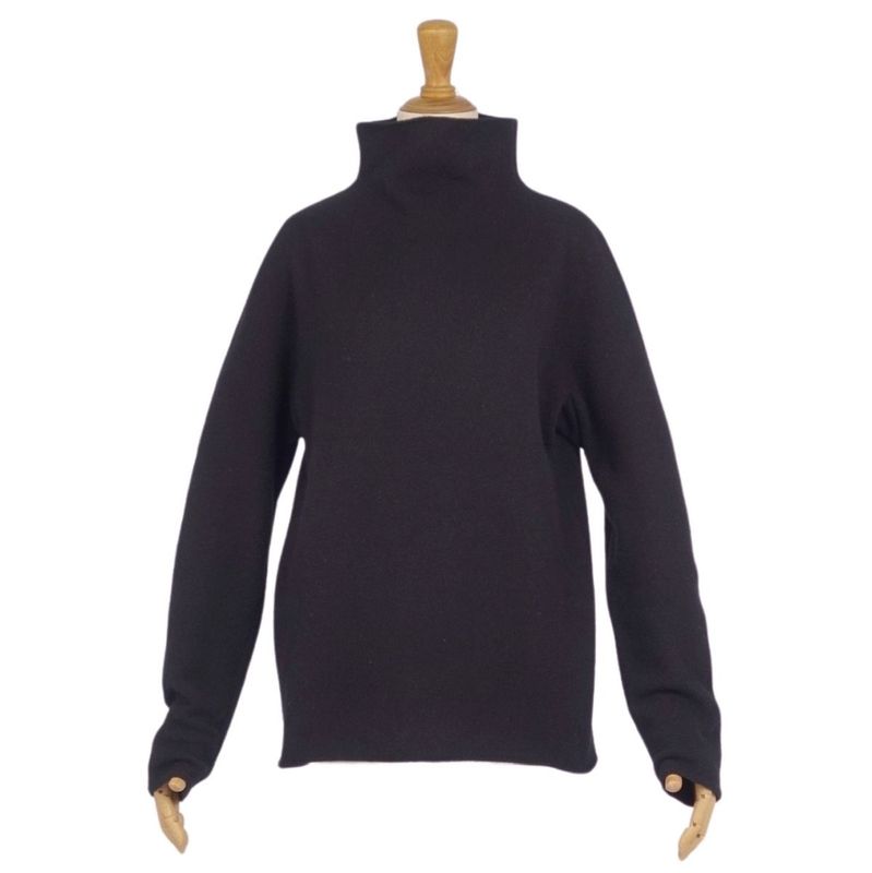 Gucci Knit Sweater High Neck Cashmere Tops Rede