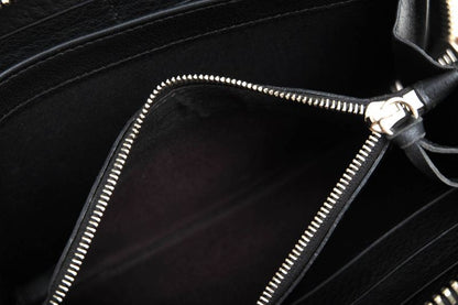 Balenciaga Long Wallet Men Leather 381226 Dlq0n 1000 Paper Continental Round