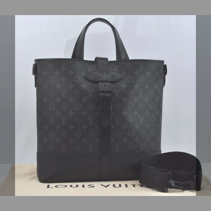 Louis Vuitton Monogram Eclipse Louis Vuitton Saumur Tote