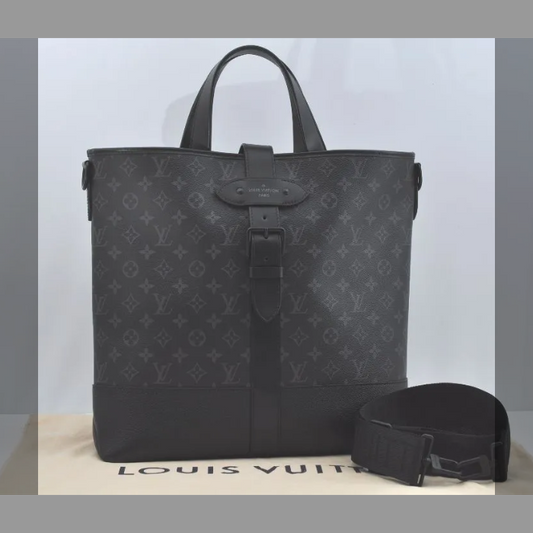 Louis Vuitton Monogram Eclipse Louis Vuitton Saumur Tote