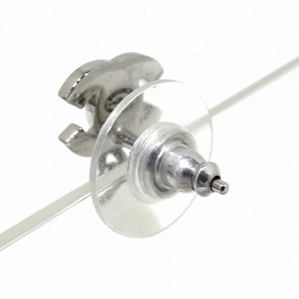 Chanel B19 V Coco Mark Faux Pearl Rhinestone Earrings Branded Accessories