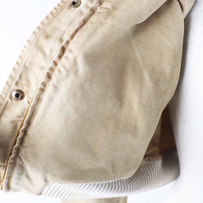 Louis Vuitton 23SS 1ab74i Cotton Washed Denim Cropped Bomber Jacket Beige 34