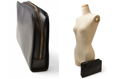 Cartier Clutch Bag Pasha Line Cartier Vintage Men's Second Bag L1000208 Leather