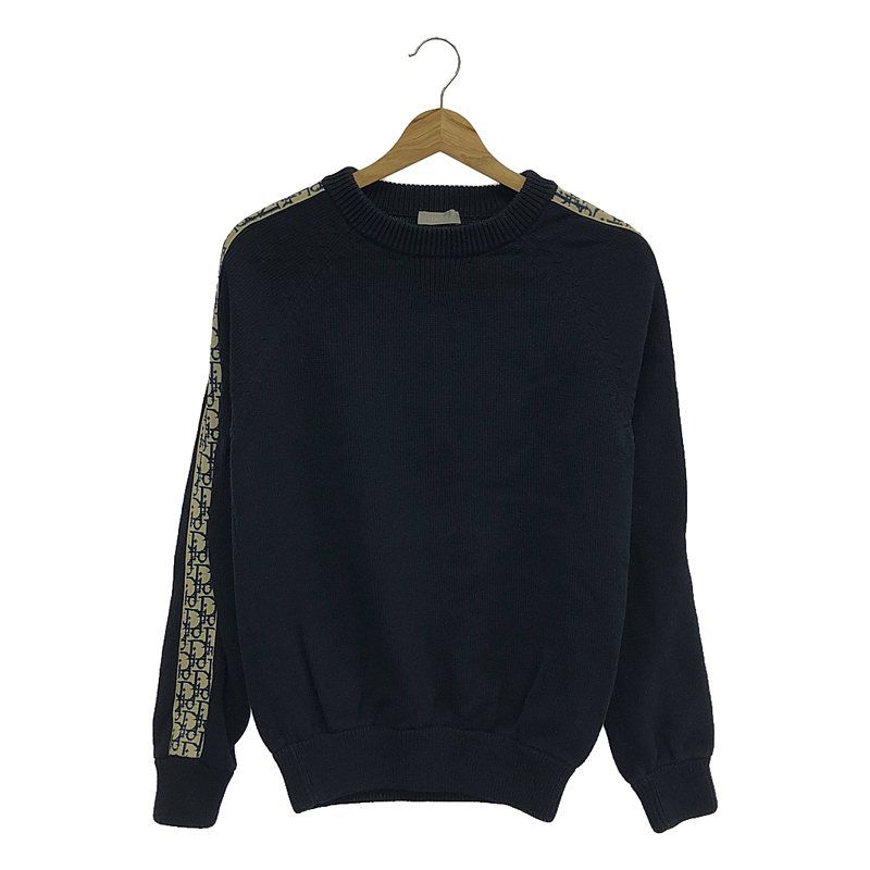 Dior | 2021aw | Oblique Cotton Silk Knit | XS | Navy | Men's