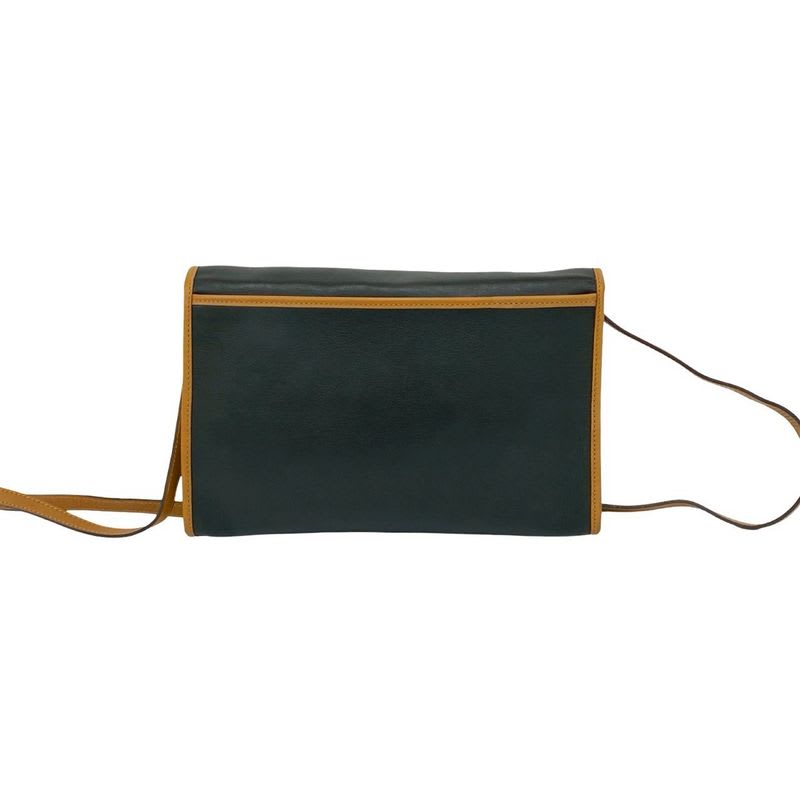 Celine Vintage Triomphe Logo Leather Shoulder Bag Pochette