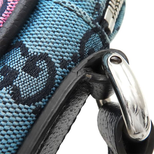 Gucci Shoulder Bag GG Mini GG Canvas Multicolor Silver Hardware 658659