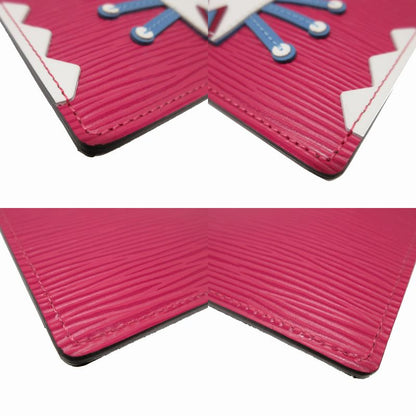 Louis Vuitton Epi M60788 Pochette Cles Tribal Mask Pink Coin Case Wallet 2274