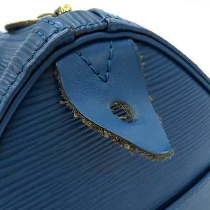 Louis Vuitton Handbag Speedy 25 Epi Leather Toledo Blue Gold Hardware Blue