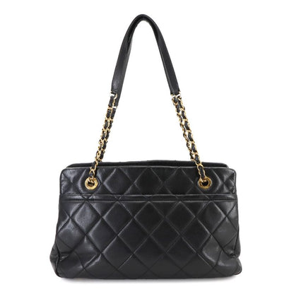 Chanel Matelasse Chain Tote Bag Caviar Skin Black A67294 Matelasse Tote Bag
