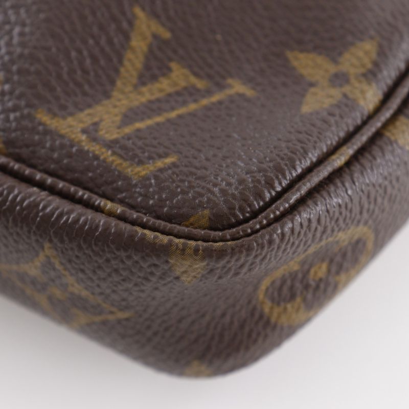 Louis Vuitton Pochette Accessoire Panda M51981 Monogram Canvas Brown Vi1004