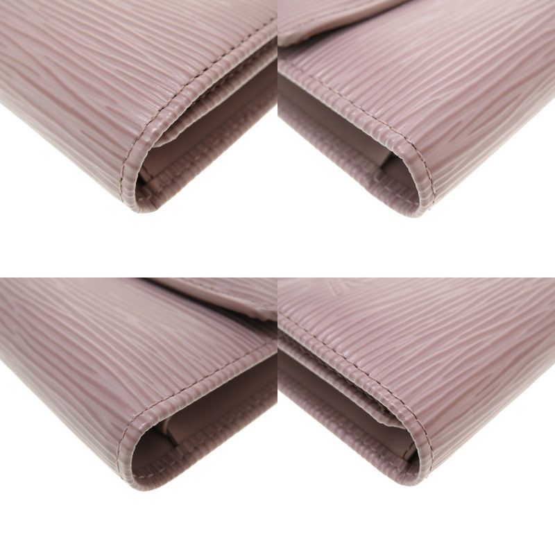 Louis Vuitton Epi M6338b Portefeuille International Lilac Trifold Long Wallet