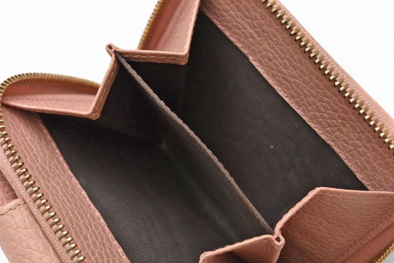 Gucci Wallet Fold Gucci Fold Wallet GG Canvas GG Beige Pink 346056