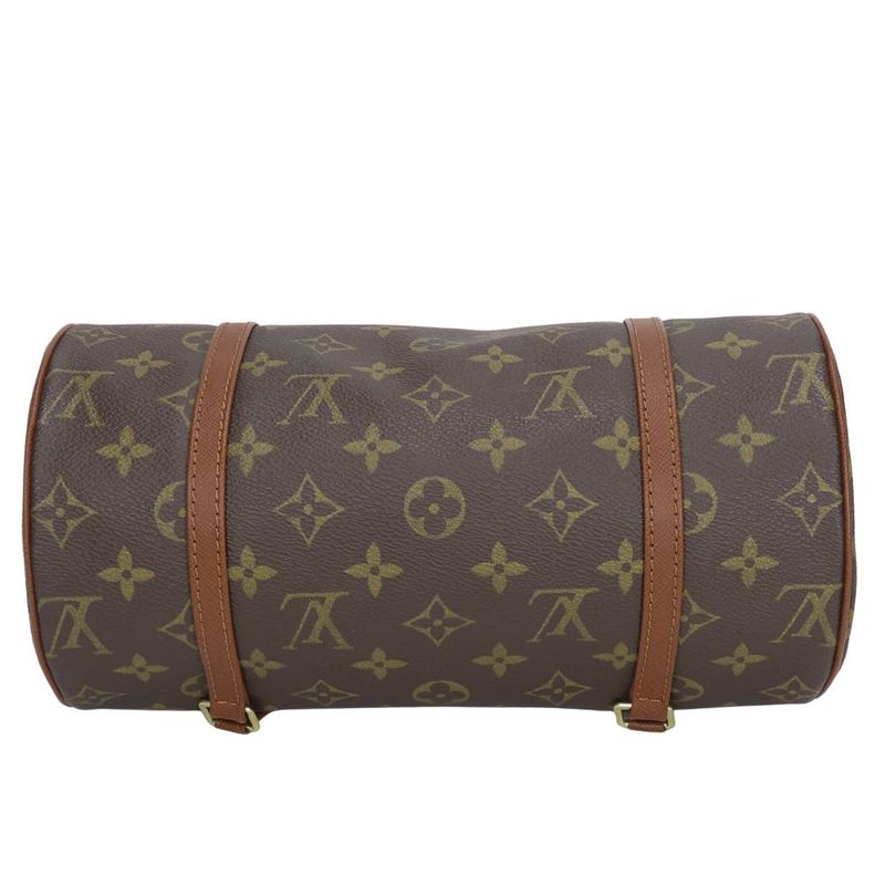 Louis Vuitton Handbag Papillon 26 M51366 Monogram Brown Old Shape Cylindrical