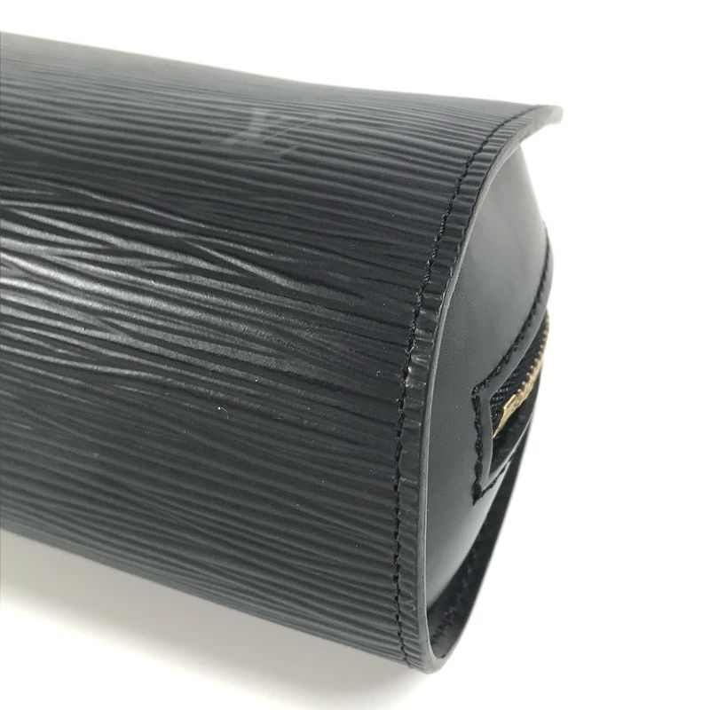 Louis Vuitton Cosmetic Pouch Dauphine PM M48442 Epi Leather Noir Black